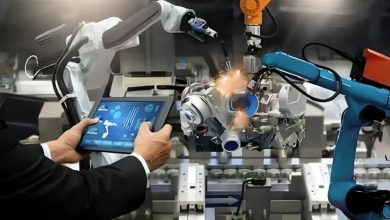 هماهنگی ربات با PLC