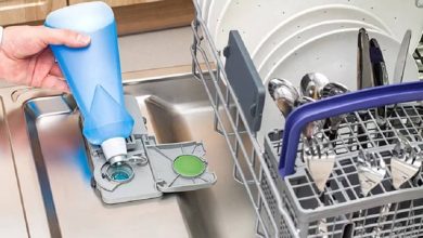 نحوه تعویض محفظه مواد شوینده