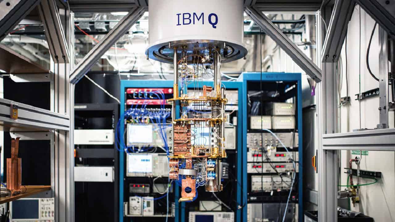 تصویر کامپیوتر کوانتومی IBM