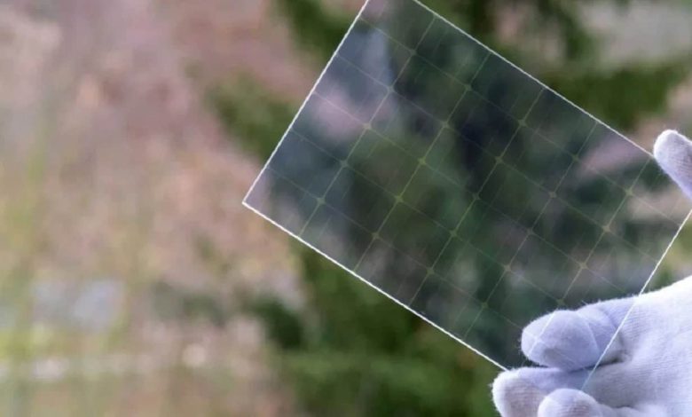 پنل خورشیدی شفاف