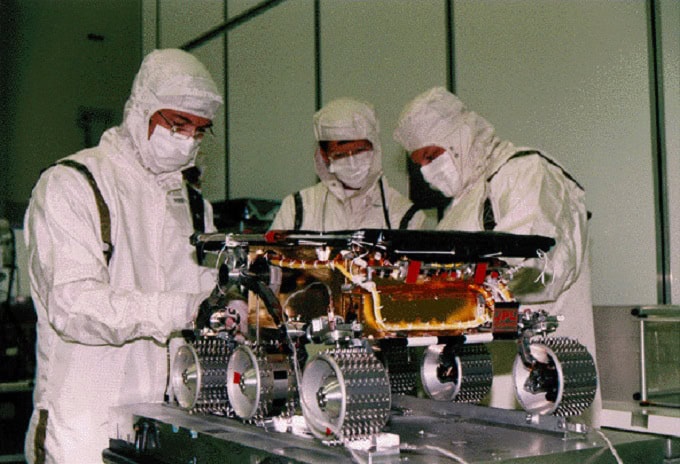 تصویر قبل از پرتاب در آزمایشگاه ناسا