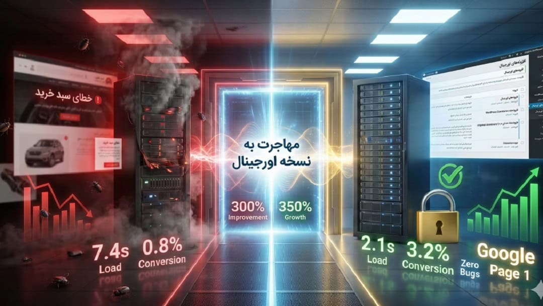 افزونه وردپرس اورجینال از وردپرس نیاز
