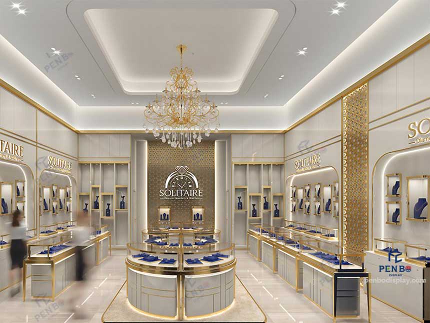 طراحی دکوراسیون طلافروشیهای مدرن