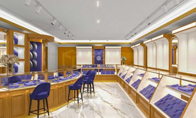 طراحی دکوراسیون طلافروشی