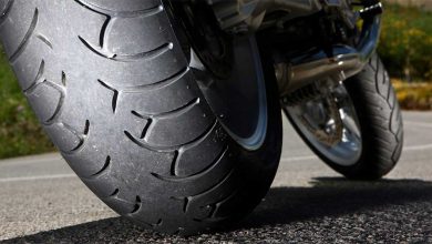 نشانه خطرناک در لاستیک موتور