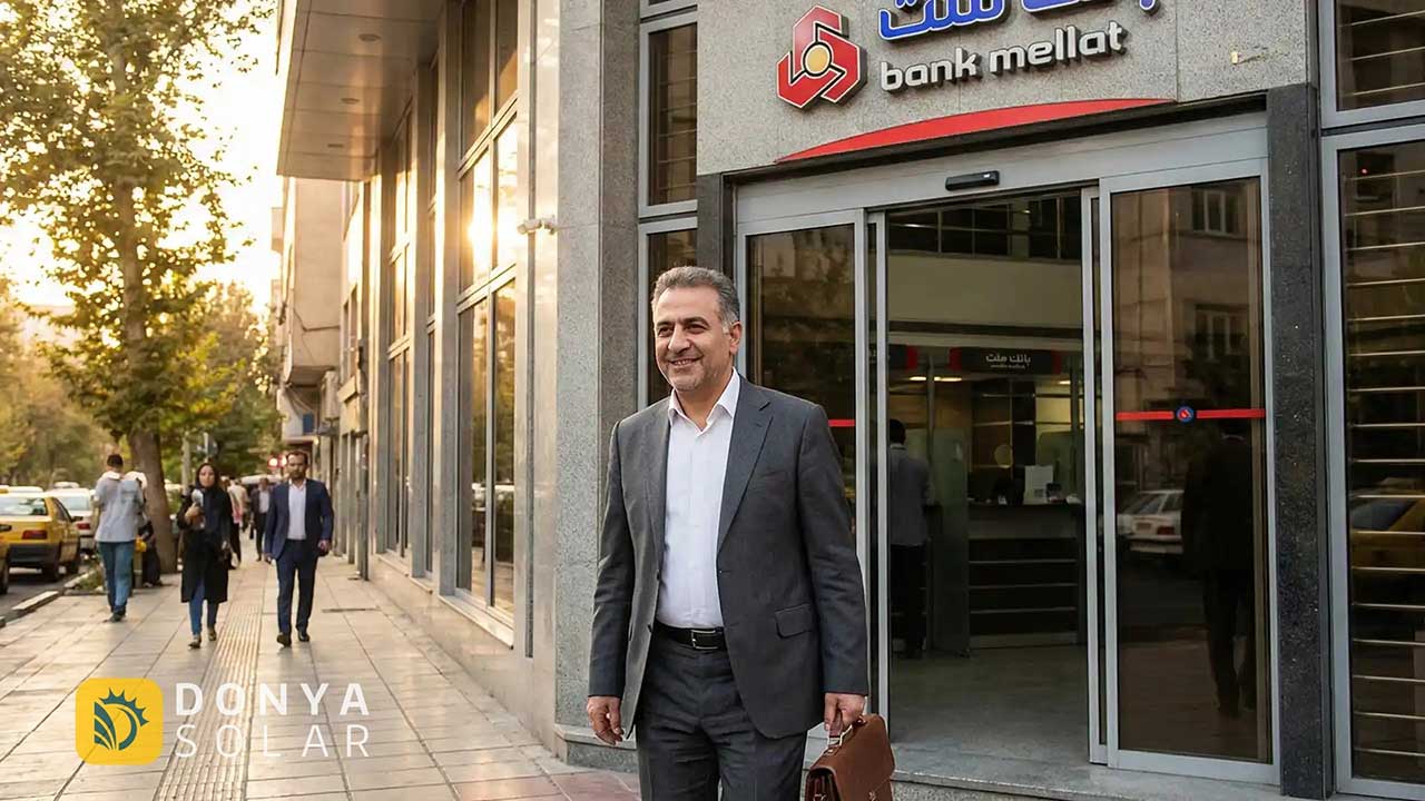 وام نیروگاه خورشیدی