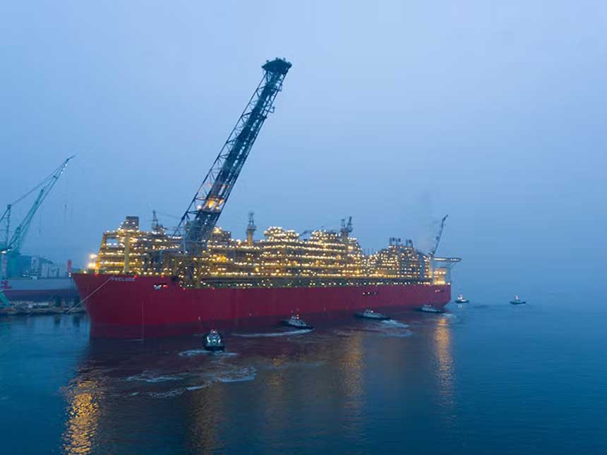 سکو Shell Prelude FLNG