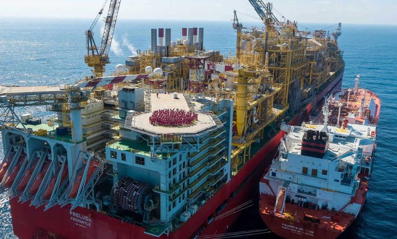 سکوی FLNG شل پرلود