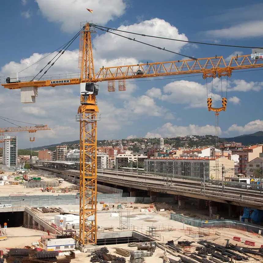 جرثقیل برجسازی Liebherr 1000