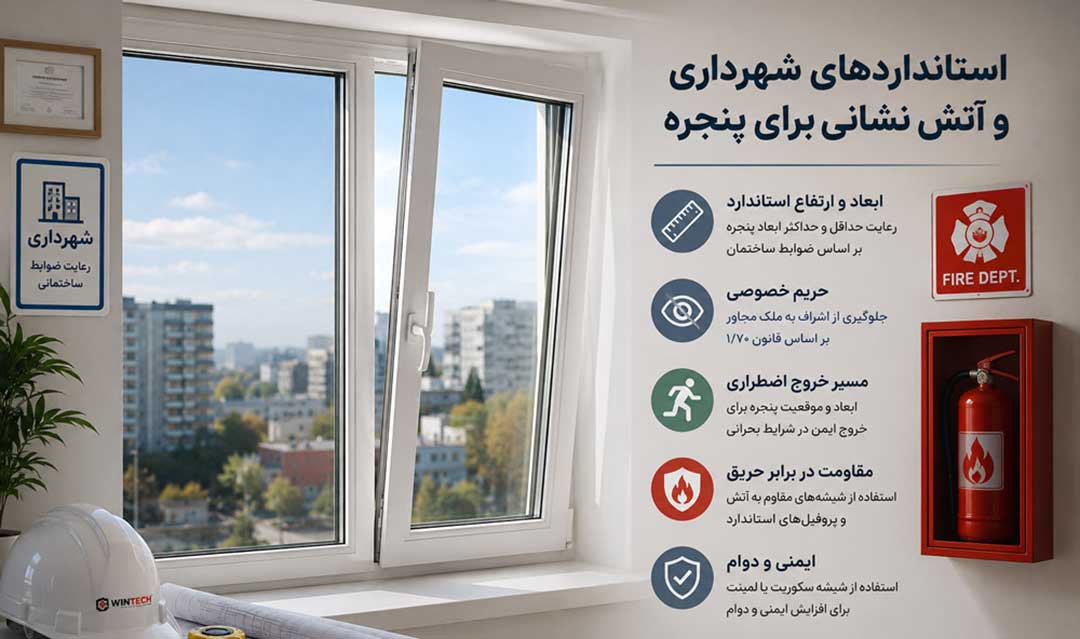 استانداردهای شهرداری برای پنجره
