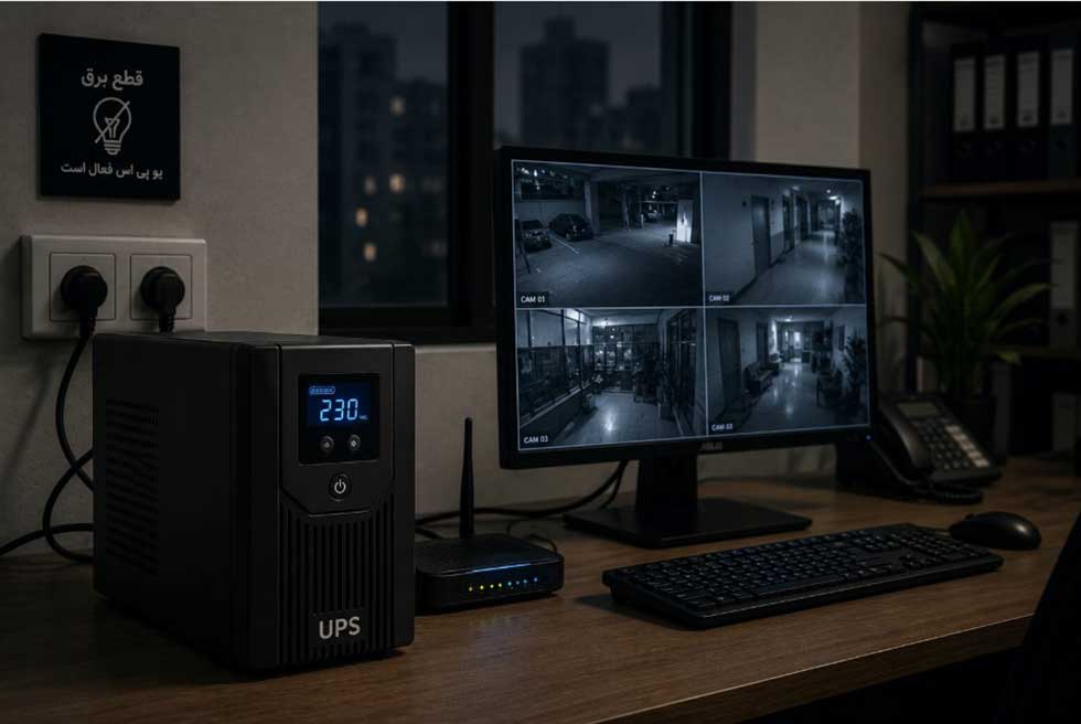 UPS برای دوربین و وای فای و کامپیوتر
