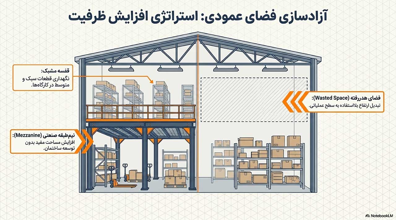 سیستمهای ذخیرهسازی و قفسهبندی صنعتی