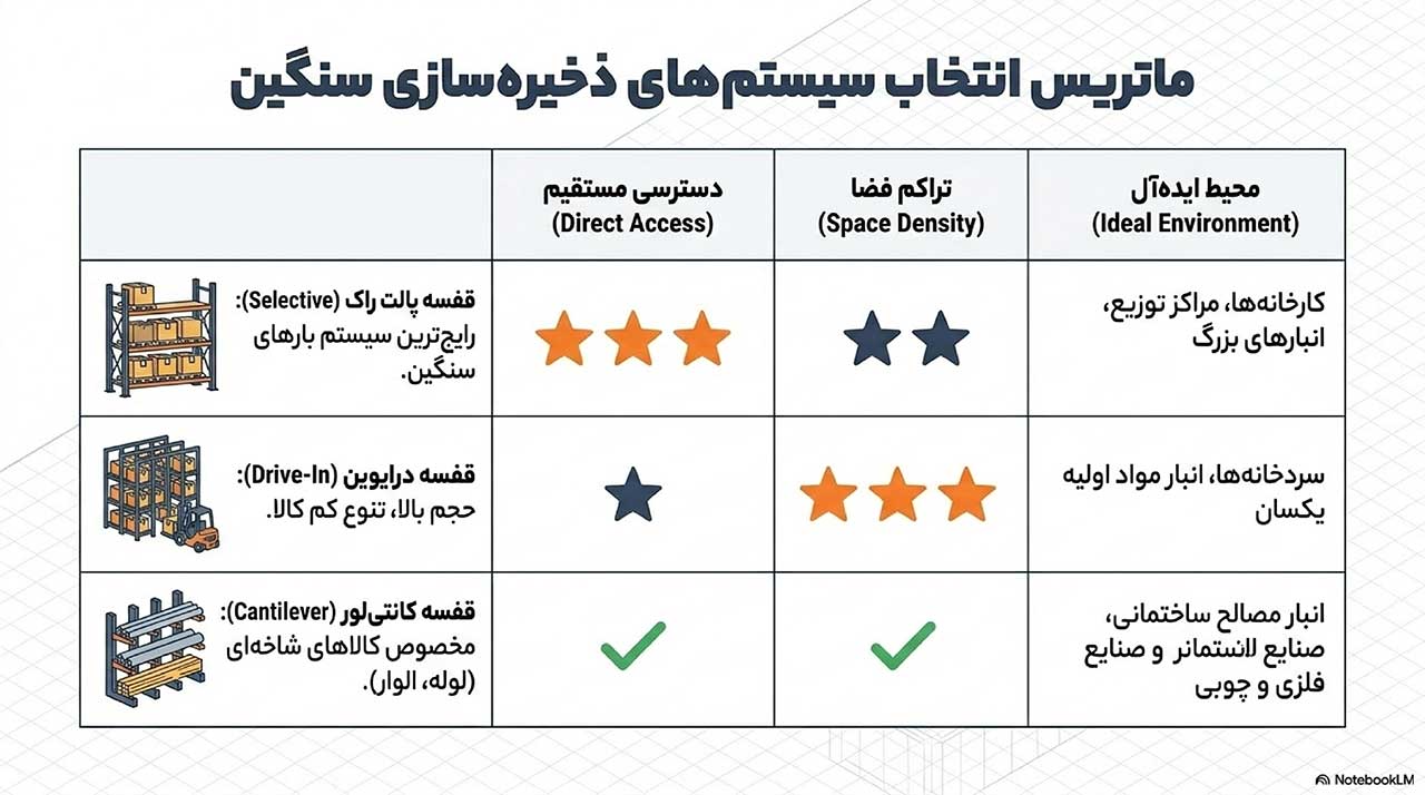 قفسه پالت راک