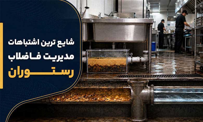 اشتباه در مدیریت فاضلاب رستوران