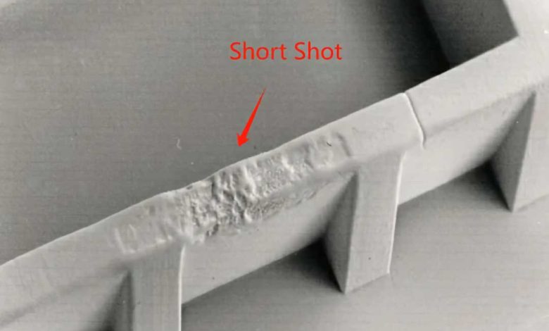 Short Shot در تزریق پلاستیک