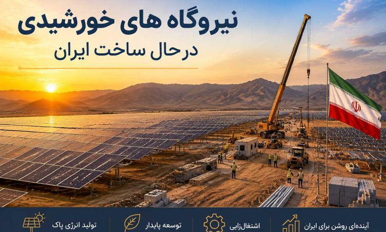 نیروگاه های خورشیدی در حال ساخت ایران